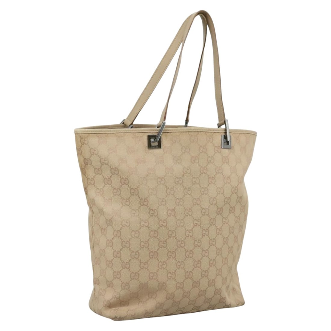 GUCCI Beige GG Canvas Tote Bag 31243 Authentic Italy (1 of 18)
