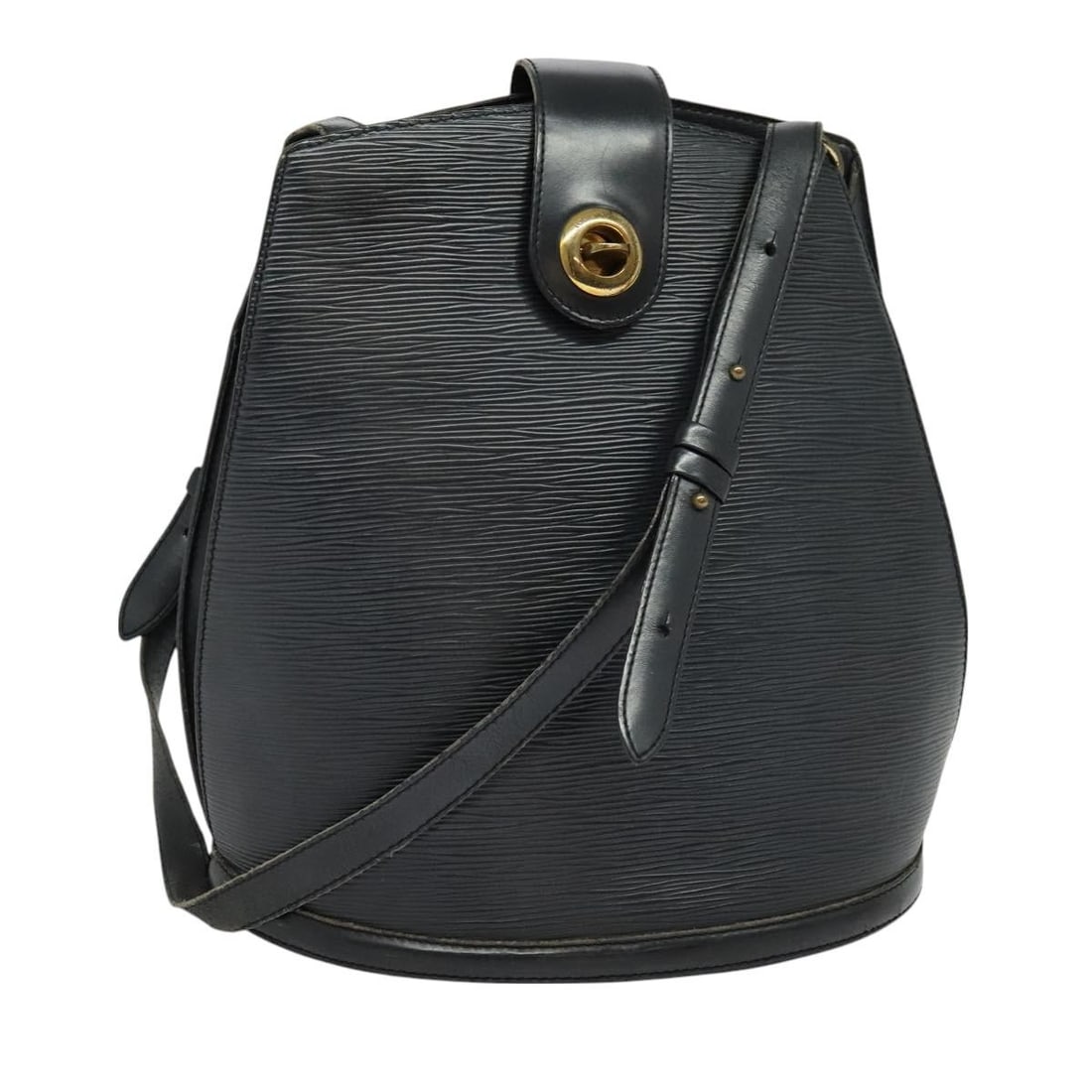 Louis Vuitton Epi Cluny Shoulder Bag Black M52252 Authentic (1 of 18)