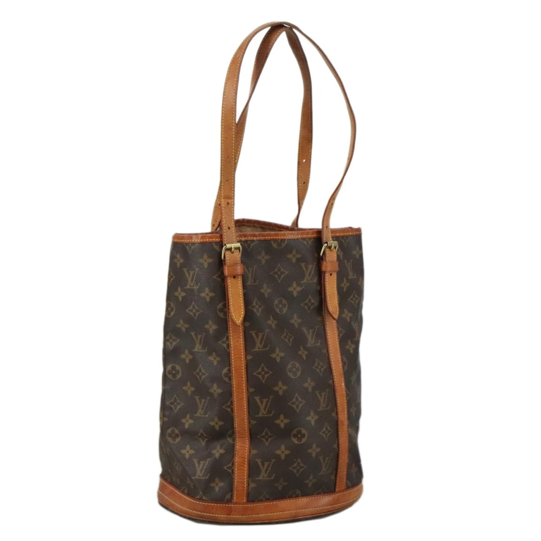 LOUIS VUITTON Monogram Bucket GM Shoulder Bag M42236 Made in France: LOUIS VUITTON Monogram Bucket GM Shoulder Bag M42236 Made in France This LOUIS VUITTON Monogram Bucket GM Shoulder Bag combines luxury and practicality, making it a timeless accessory for any fashion