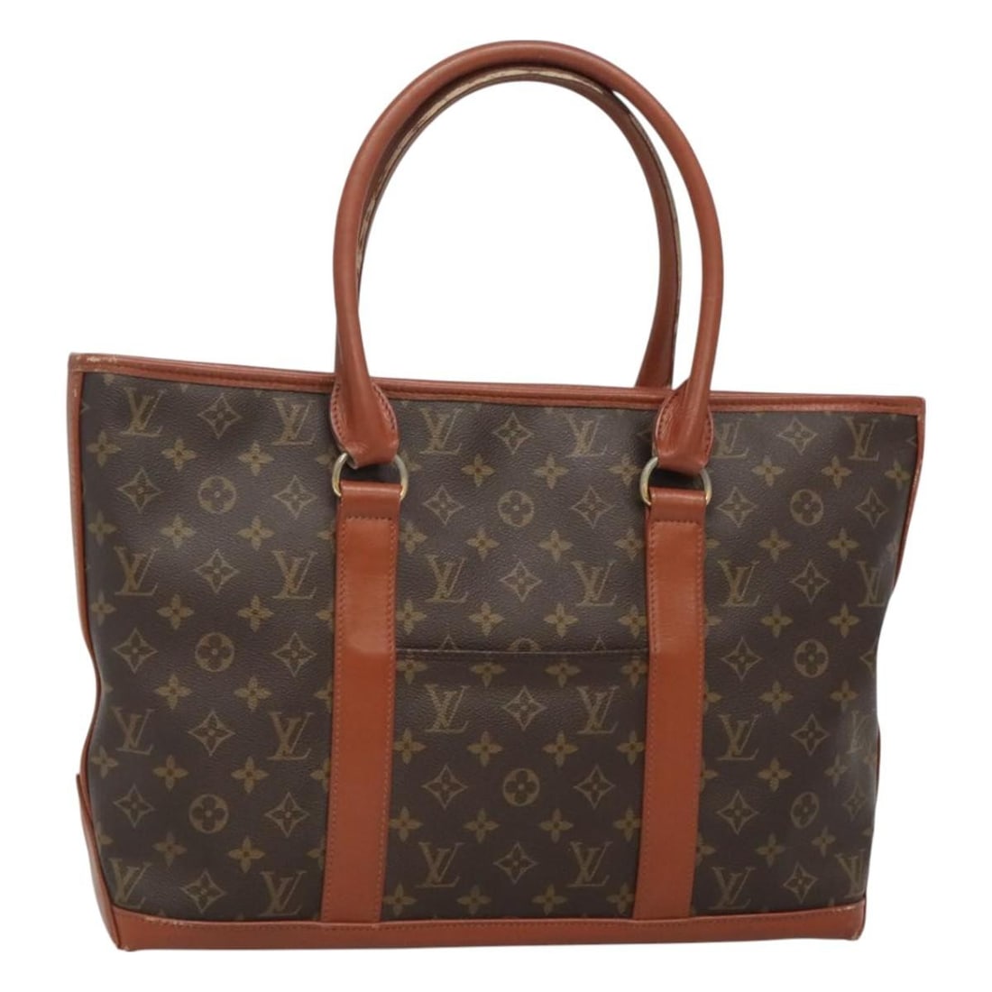 LOUIS VUITTON Monogram Sac Weekend PM Hand Bag M42425 France (1 of 18)