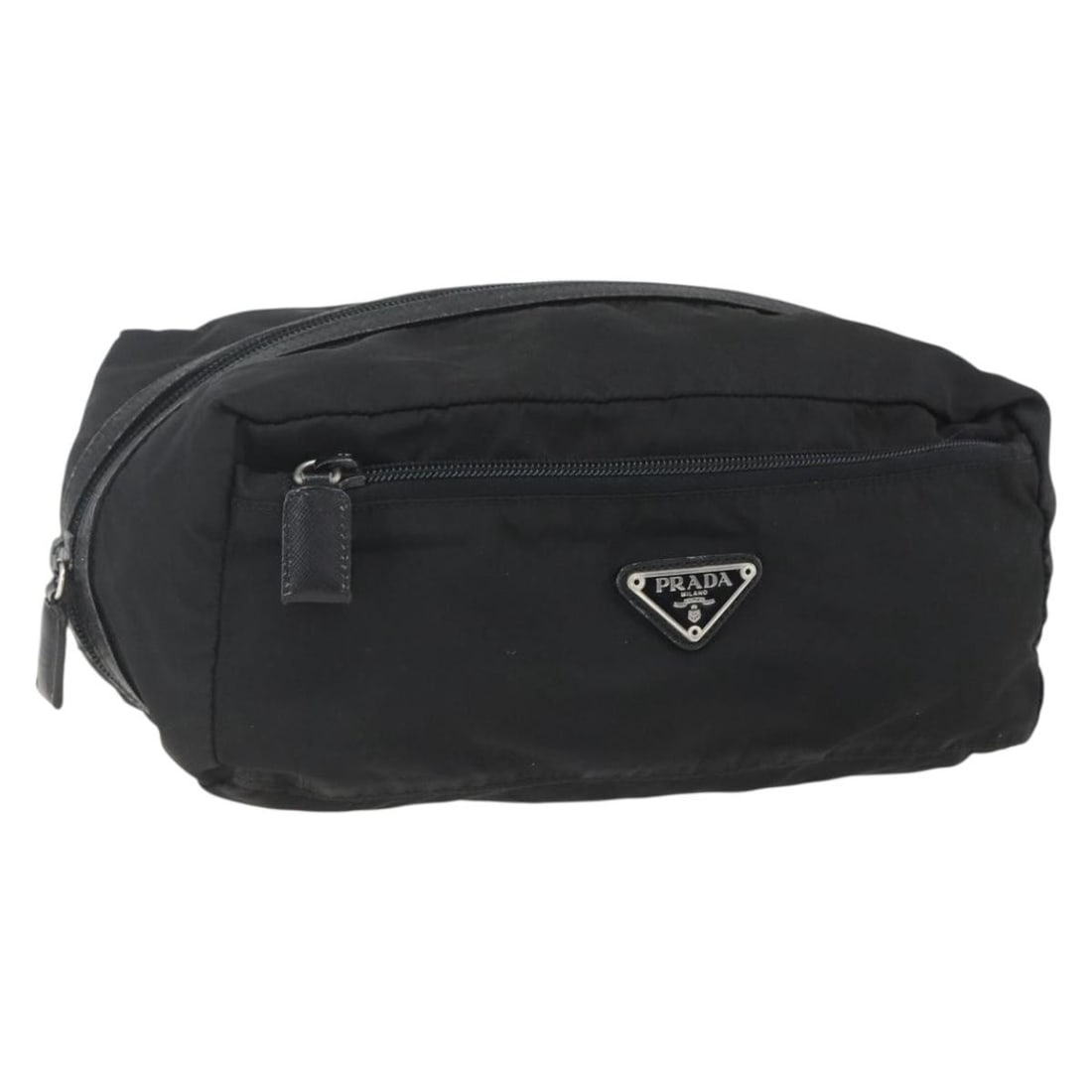 PRADA Black Nylon Pouch Made in Italy Authentic (1 of 18)