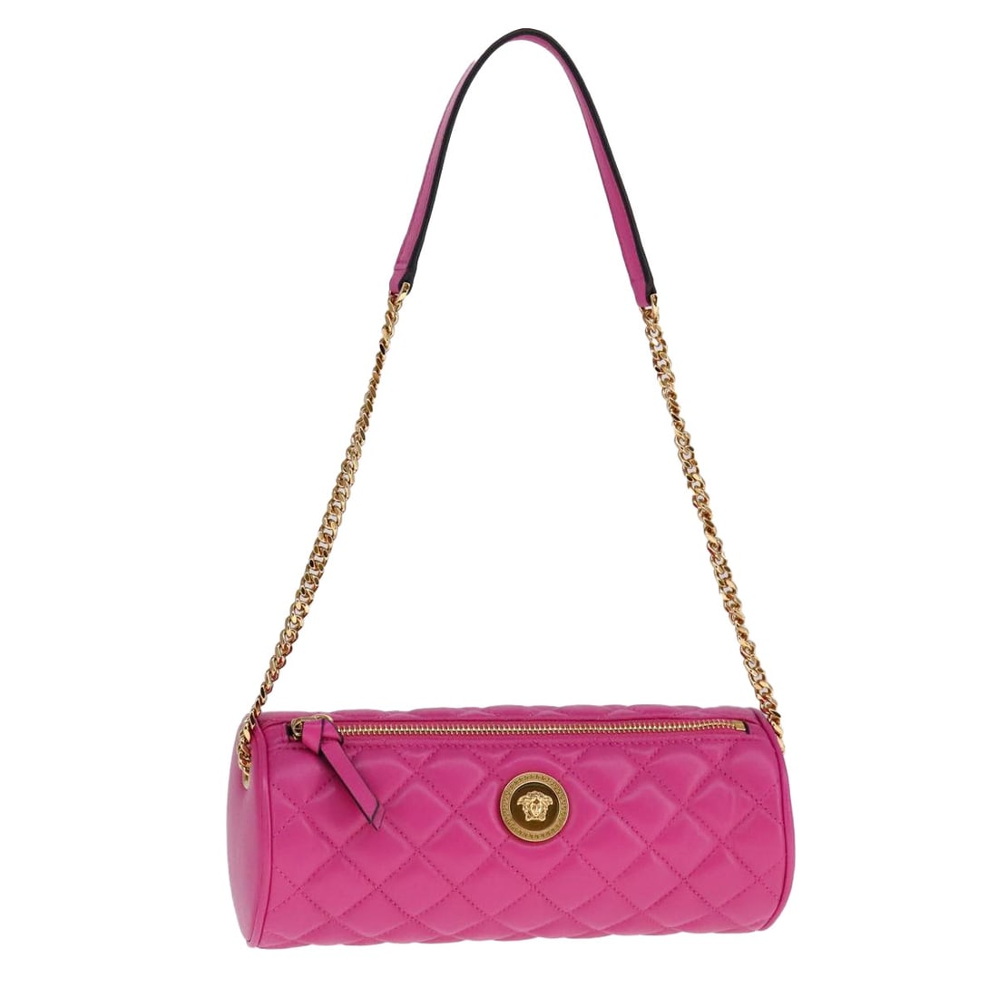 VERSACE Pink Leather Shoulder Bag Authentic Italy (1 of 18)