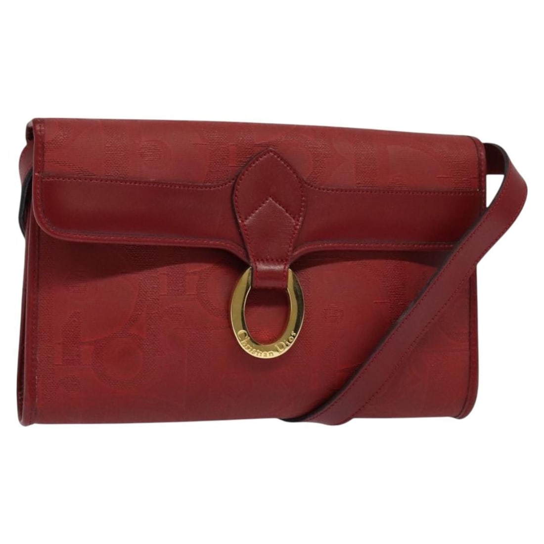 Christian Dior Red Gold Trotter Canvas Shoulder Bag BA3450: Christian Dior Red Gold Trotter Canvas Shoulder Bag BA3450 This Christian Dior Trotter Canvas Shoulder Bag showcases a striking red and gold color combination, perfect for adding a touch of luxury to