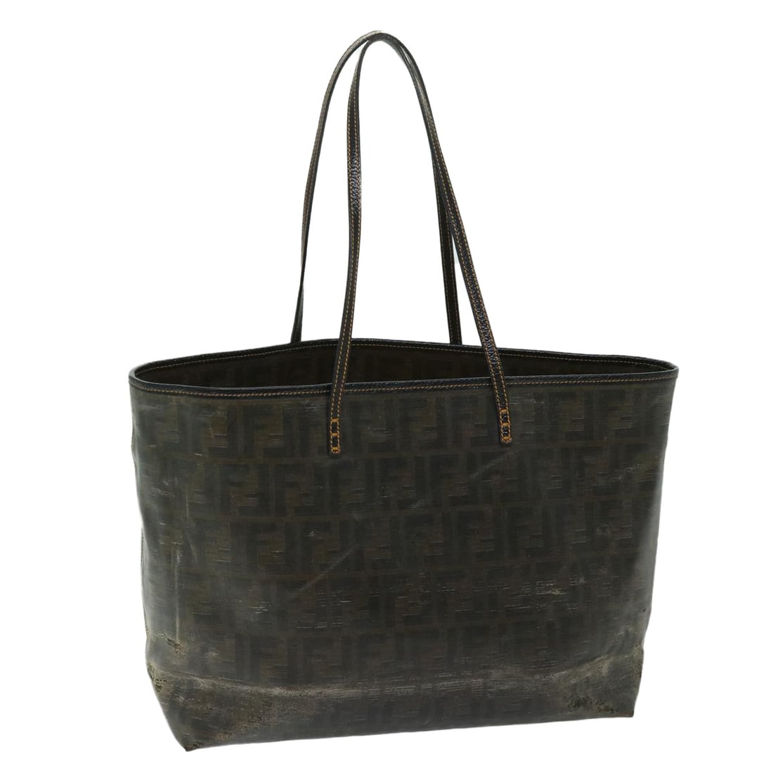FENDI Zucca Canvas Brown Tote Bag Made in Italy (1 of 18)