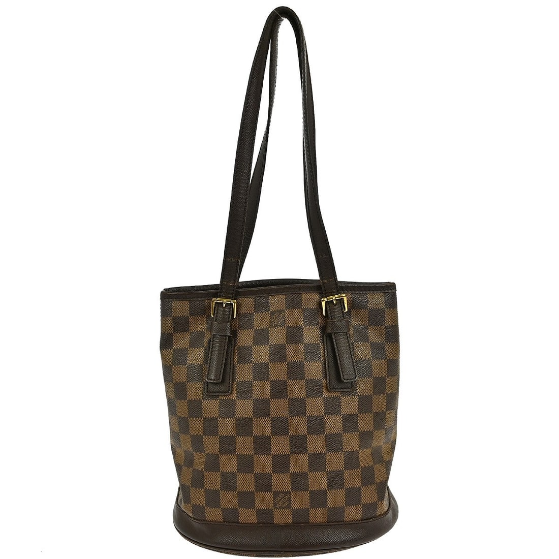 Louis Vuitton Marais Damier Ebene Tote Bag N42240 Vintage: Louis Vuitton Marais Damier Ebene Tote Bag N42240 Vintage This Louis Vuitton Marais Hand Tote Bag in Damier Ebene is a stylish and practical choice for casual outings. The bag features a beautiful che