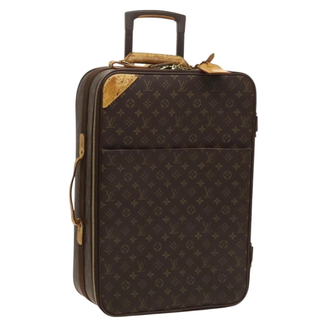 LOUIS VUITTON Monogram Pegas 55 Suitcase M23294 Auth Name Tag (1 of 18)