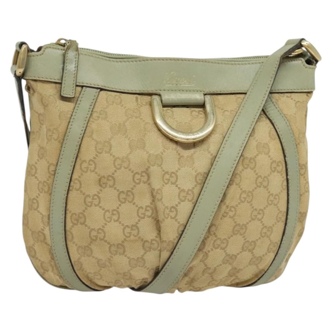 GUCCI GG Canvas Shoulder Bag Beige Gold 203257 Made in Italy (1 of 18)