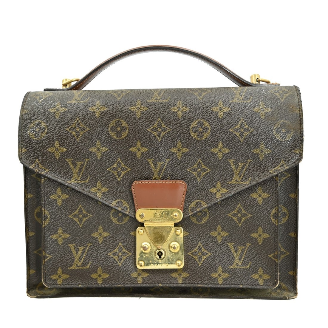 Louis Vuitton Monogram Monceau 28 Handbag M51185 Vintage Design (1 of 9)