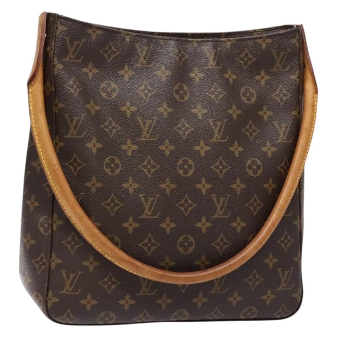 Louis Vuitton Monogram Looping GM Shoulder Bag M51145 Made in France: Louis Vuitton Monogram Looping GM Shoulder Bag M51145 Made in France This Louis Vuitton Monogram Looping GM Shoulder Bag (Model M51145) is a stylish and functional accessory. Made in France from durab