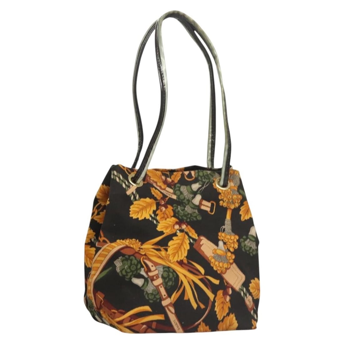 LOEWE Yellow Canvas Shoulder Bag Made in Italy: LOEWE Yellow Canvas Shoulder Bag Made in Italy Introducing the LOEWE Shoulder Bag, a stylish and functional accessory crafted from durable canvas material in a vibrant yellow color. This shoulder bag