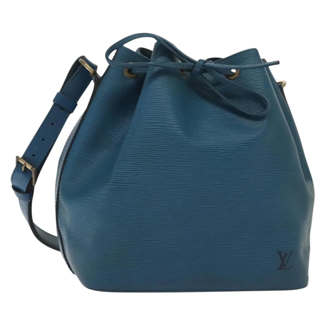 LOUIS VUITTON Epi Petit Noe Shoulder Bag Blue M44105 Authentic (1 of 18)