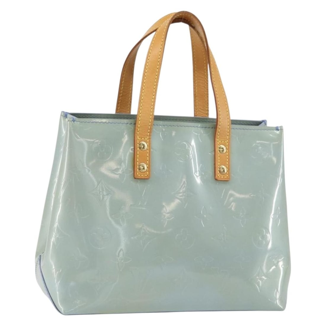 LOUIS VUITTON Monogram Vernis Reade PM Hand Bag Lavande M91220 Authentic (1 of 18)