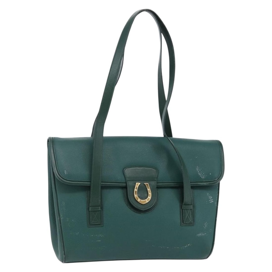 GUCCI Leather Shoulder Bag Green Gold 001 115 1199 Auth Italy: GUCCI Leather Shoulder Bag Green Gold 001 115 1199 Auth Italy This authentic GUCCI shoulder bag showcases a striking green and gold leather exterior, merging luxury with functionality. Crafted in Ital