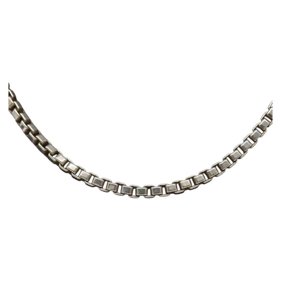 Tiffany & Co. Venetian Link Necklace Ag925 Silver Authentic (1 of 14)