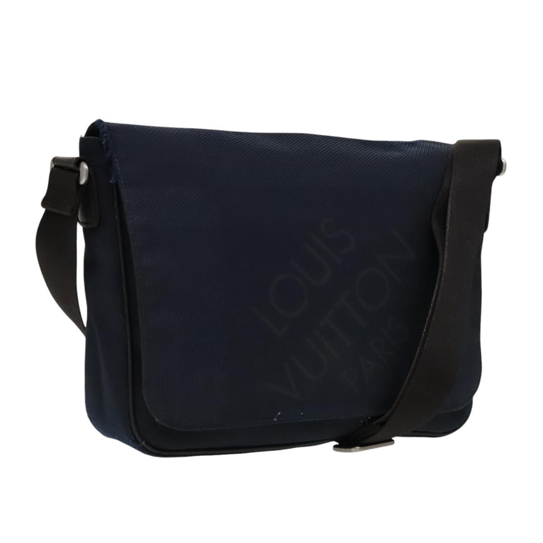 LOUIS VUITTON Damier Geant Petite Message Shoulder Bag Navy N41127 Auth: LOUIS VUITTON Damier Geant Petite Message Shoulder Bag Navy N41127 Auth This authentic LOUIS VUITTON Damier Geant Petite Message Shoulder Bag is a stylish and practical accessory, crafted from durable