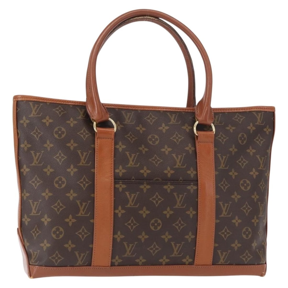 LOUIS VUITTON Monogram Sac Weekend PM Hand Bag M42425 France (1 of 18)