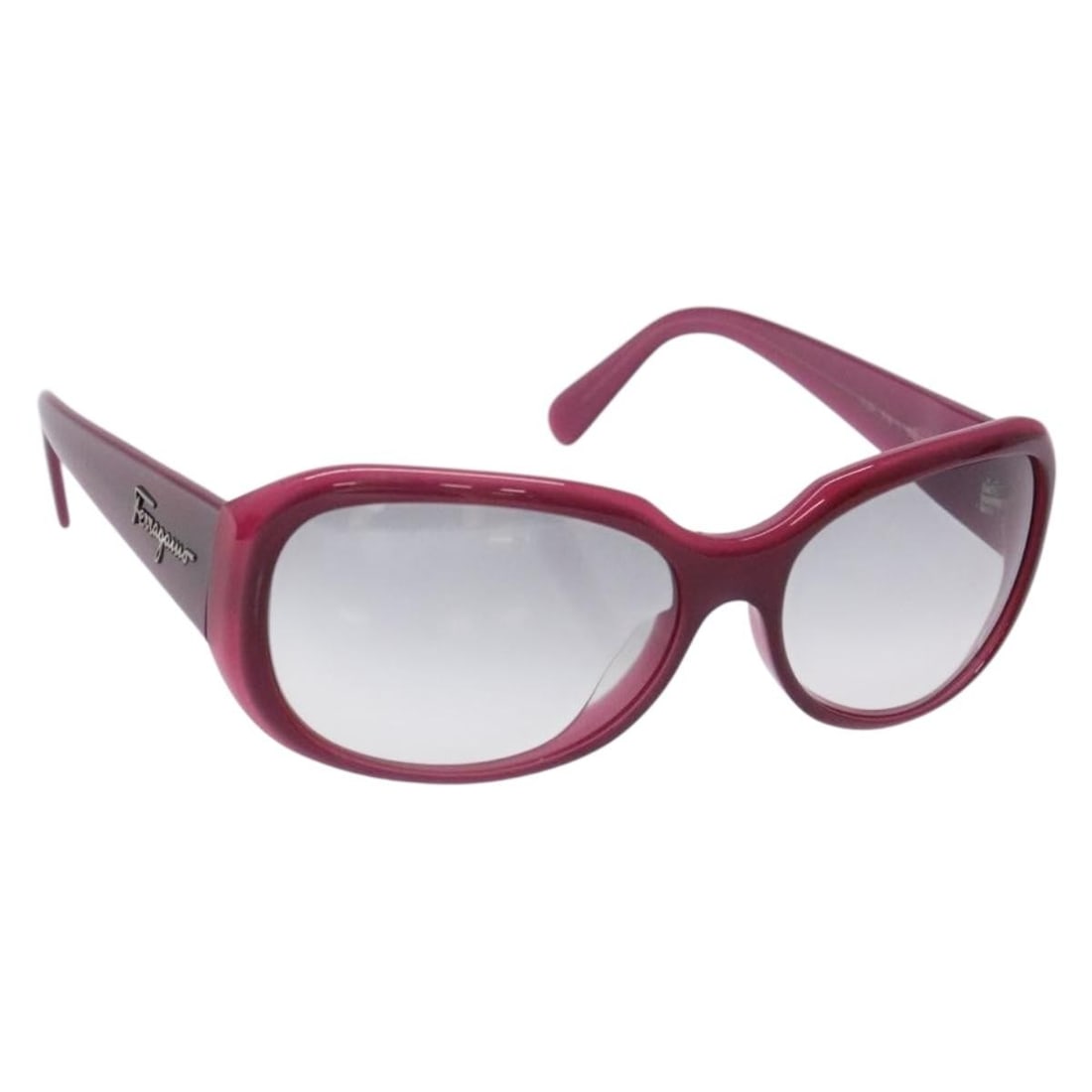 Salvatore Ferragamo Purple Sunglasses Plastic Auth BA5377 Italy: Salvatore Ferragamo Purple Sunglasses Plastic Auth BA5377 Italy These authentic Salvatore Ferragamo sunglasses feature a striking purple plastic frame, designed to offer both style and comfort. The di