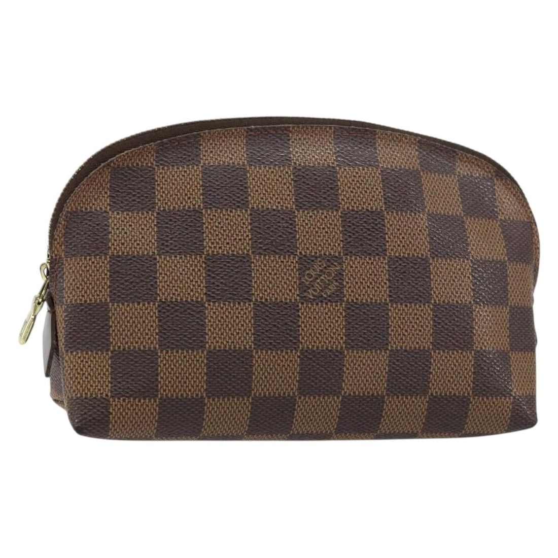LOUIS VUITTON Damier Ebene Cosmetic Pouch N47516 Authentic Spain: LOUIS VUITTON Damier Ebene Cosmetic Pouch N47516 Authentic Spain This authentic Louis Vuitton Damier Ebene Pochette Cosmetic PM Pouch (Product No. N47516) is both stylish and practical, perfect for or