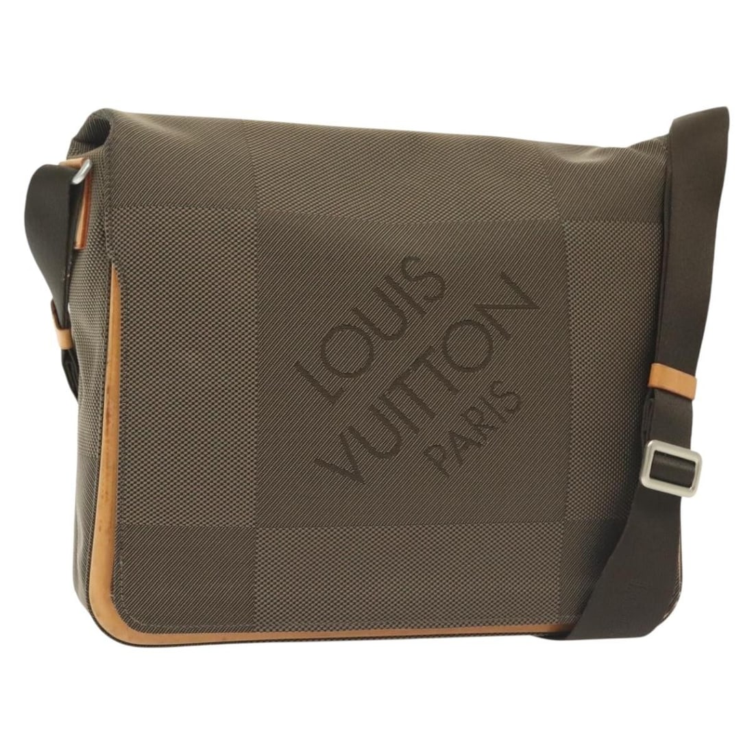 LOUIS VUITTON Damier Geant Messager Shoulder Bag M93226 Tail Color Auth (1 of 18)