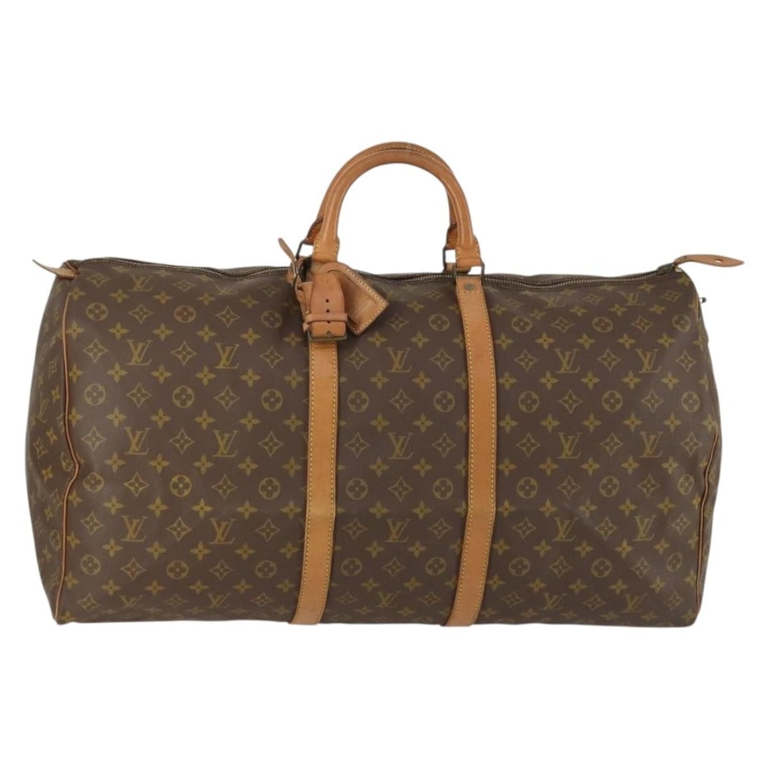 Louis Vuitton Keepall 60 Monogram Canvas Boston Travel Bag M41422 (1 of 18)