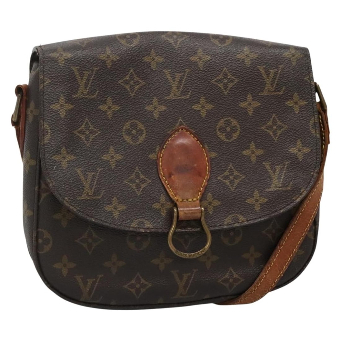 LOUIS VUITTON Monogram Saint Cloud GM Shoulder Bag M51242 Authentic: LOUIS VUITTON Monogram Saint Cloud GM Shoulder Bag M51242 Authentic Elevate your style with the LOUIS VUITTON Monogram Saint Cloud GM Shoulder Bag, a timeless accessory crafted from durable Monogram C