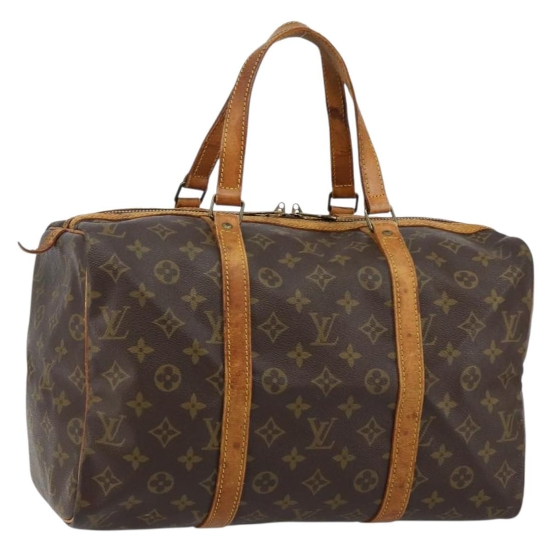 LOUIS VUITTON Monogram Sac Souple 35 Boston Bag M41626 Luxury Handbag (1 of 18)