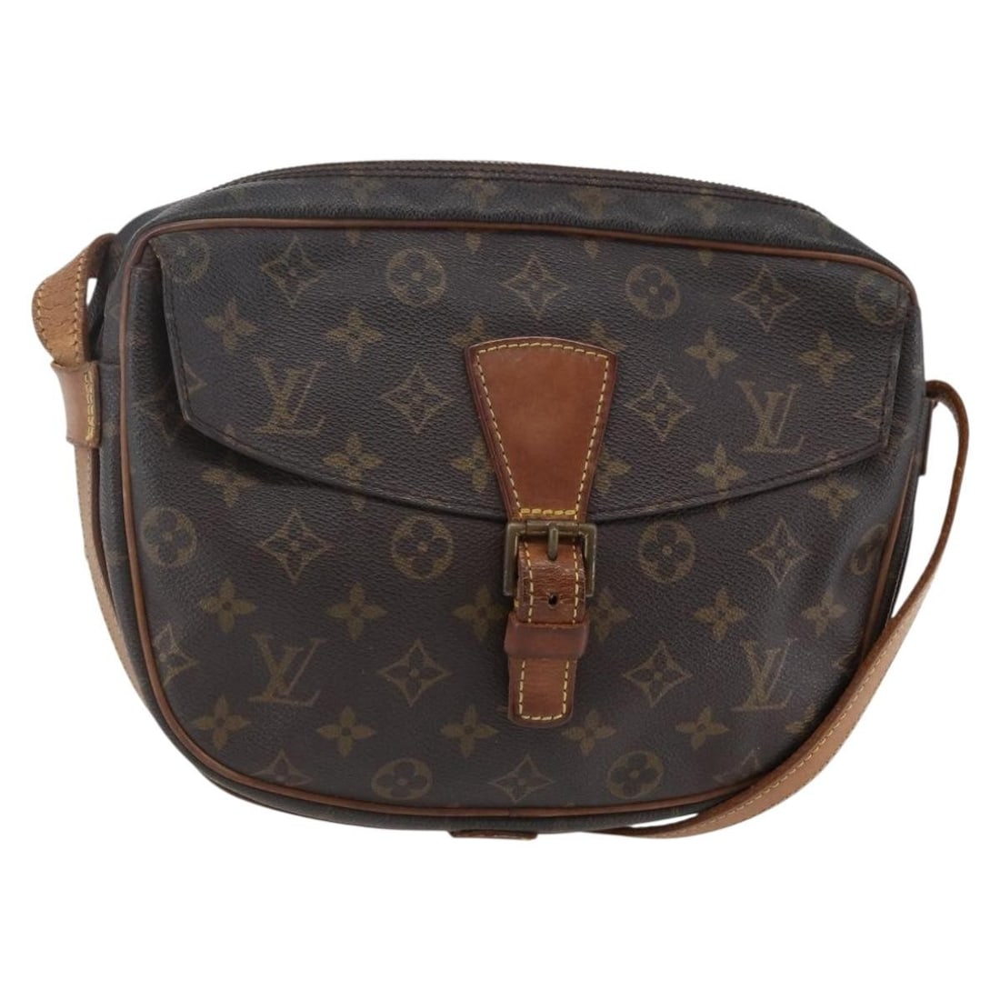 Louis Vuitton Monogram Jeune Fille GM Shoulder Bag M51225 Made in France: Louis Vuitton Monogram Jeune Fille GM Shoulder Bag M51225 Made in France The LOUIS VUITTON Monogram Jeune Fille GM Shoulder Bag is a stylish and functional accessory, crafted from durable Monogram Can
