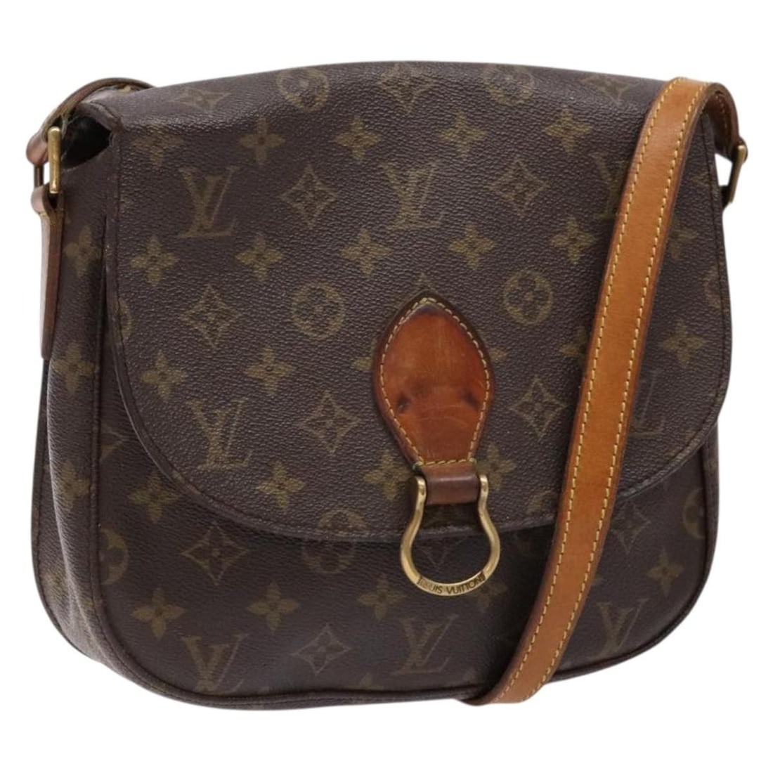 Louis Vuitton Monogram Saint Cloud GM Shoulder Bag M51242 France: Louis Vuitton Monogram Saint Cloud GM Shoulder Bag M51242 France Discover the timeless elegance of the LOUIS VUITTON Monogram Saint Cloud GM Shoulder Bag. Crafted in France from durable Monogram Canva