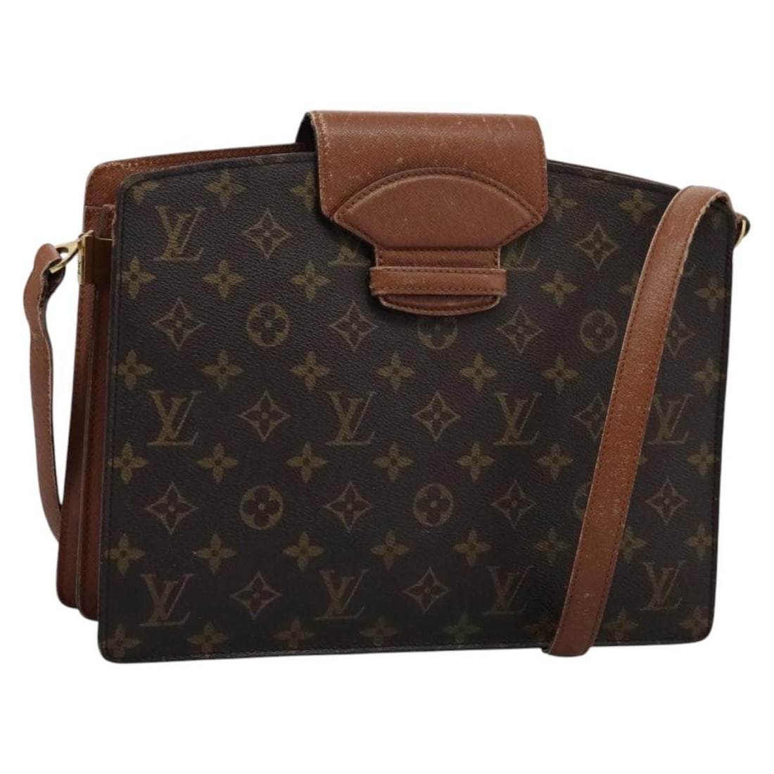 LOUIS VUITTON Monogram Kurcell Shoulder Bag M51375 Authentic France (1 of 18)