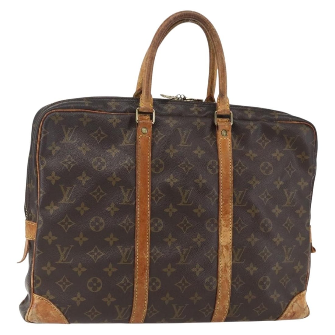 LOUIS VUITTON Monogram Porte Documents Voyage Business Bag M53361 Auth (1 of 18)