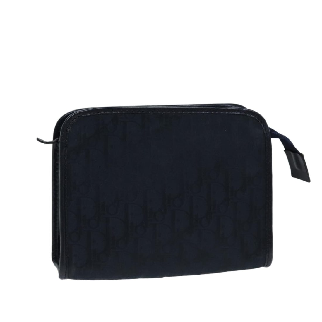 Christian Dior Navy Trotter Canvas Clutch Bag Authenticated (1 of 16)