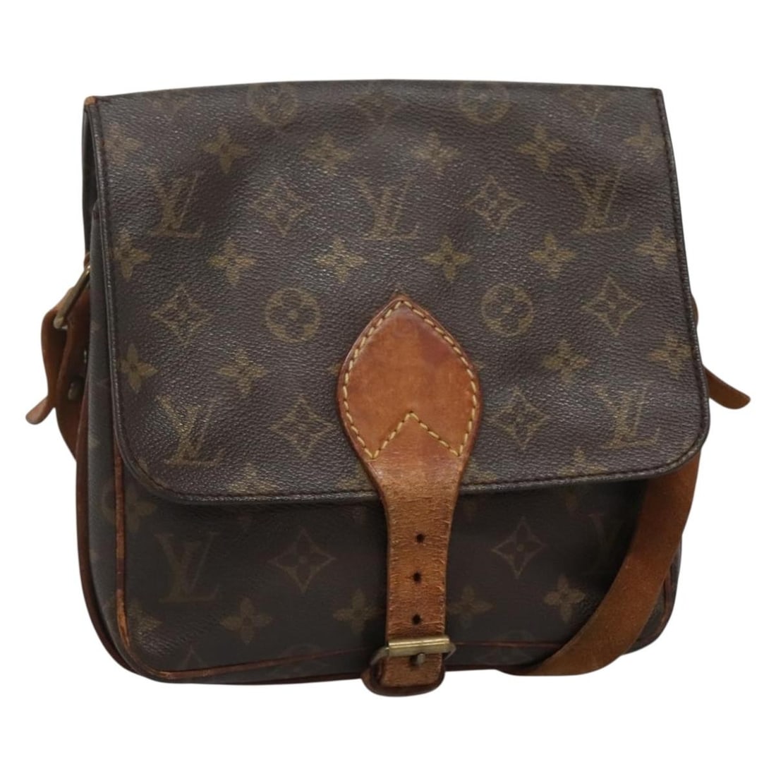 LOUIS VUITTON Monogram Cartouchiere MM Shoulder Bag M51253 Auth France: LOUIS VUITTON Monogram Cartouchiere MM Shoulder Bag M51253 Auth France This LOUIS VUITTON Monogram Cartouchiere MM Shoulder Bag is a stylish and functional accessory crafted from durable Monogram Canv