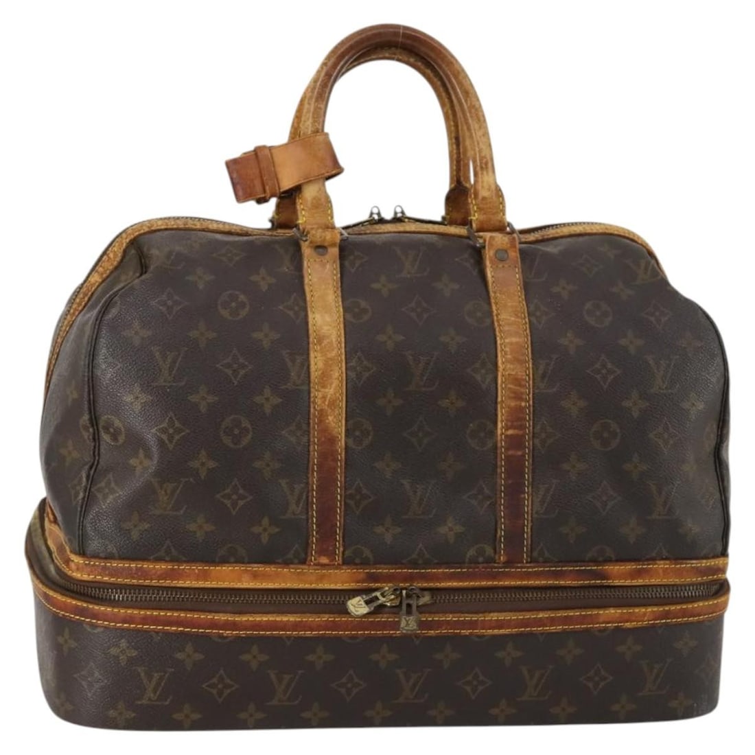 LOUIS VUITTON Monogram Sac Sports Boston Bag M41444 Authentic Luxury: LOUIS VUITTON Monogram Sac Sports Boston Bag M41444 Authentic Luxury Introducing the LOUIS VUITTON Monogram Sac Sports Boston Bag, a stylish and functional accessory crafted from premium Monogram Canv