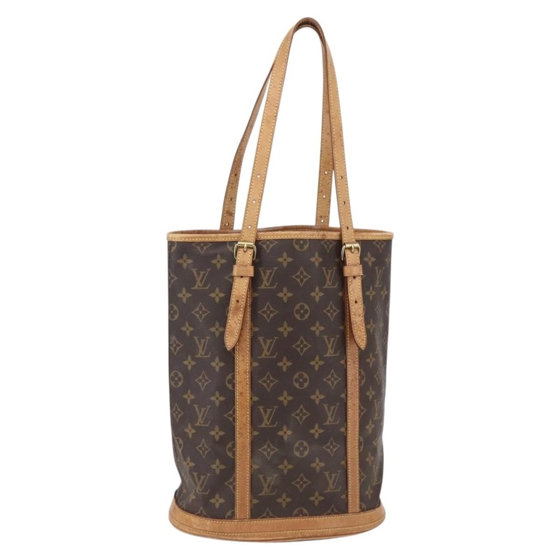 LOUIS VUITTON Monogram Bucket GM Shoulder Bag M42236 Auth France: LOUIS VUITTON Monogram Bucket GM Shoulder Bag M42236 Auth France This LOUIS VUITTON Monogram Bucket GM Shoulder Bag (Model: M42236) is a stylish and functional accessory, crafted from durable Monogram
