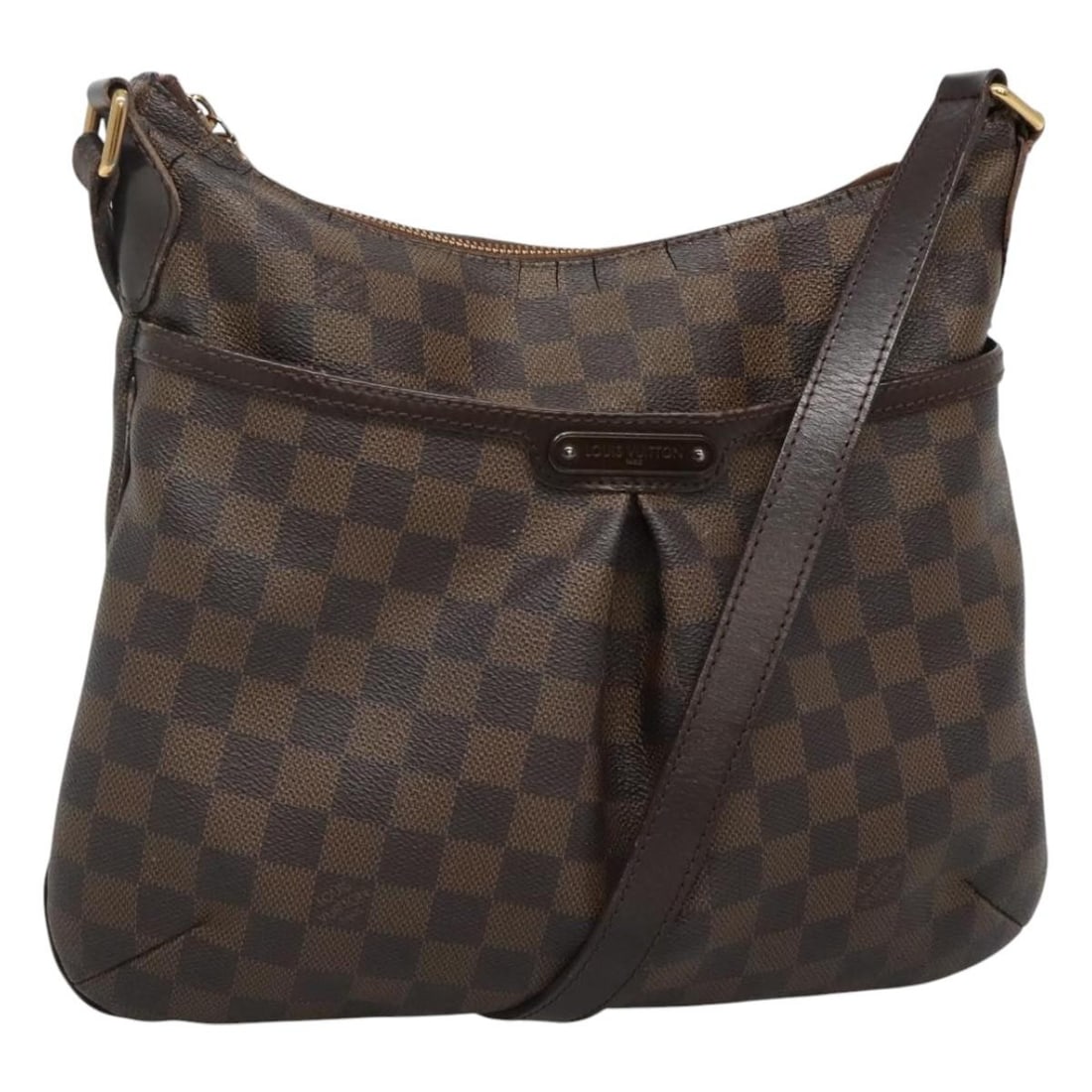 LOUIS VUITTON Damier Ebene Bloomsbury PM Shoulder Bag N42251 Made in France: LOUIS VUITTON Damier Ebene Bloomsbury PM Shoulder Bag N42251 Made in France Presenting the LOUIS VUITTON Damier Ebene Bloomsbury PM Shoulder Bag, a sophisticated accessory that embodies luxury and fun