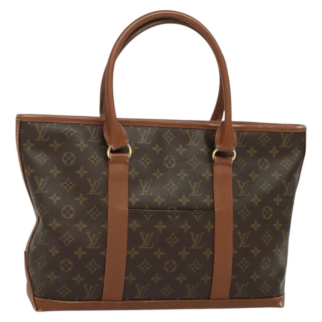 LOUIS VUITTON Monogram Sac Weekend PM Hand Bag M42425 France (1 of 18)