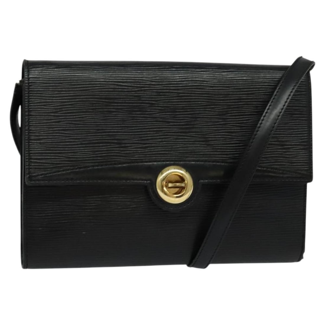 LOUIS VUITTON Epi Pochette Arche Shoulder Bag Black M52572 Auth: LOUIS VUITTON Epi Pochette Arche Shoulder Bag Black M52572 Auth This LOUIS VUITTON Epi Pochette Arche Shoulder Bag is a stylish accessory made from durable Epi leather in a classic black noir color. W