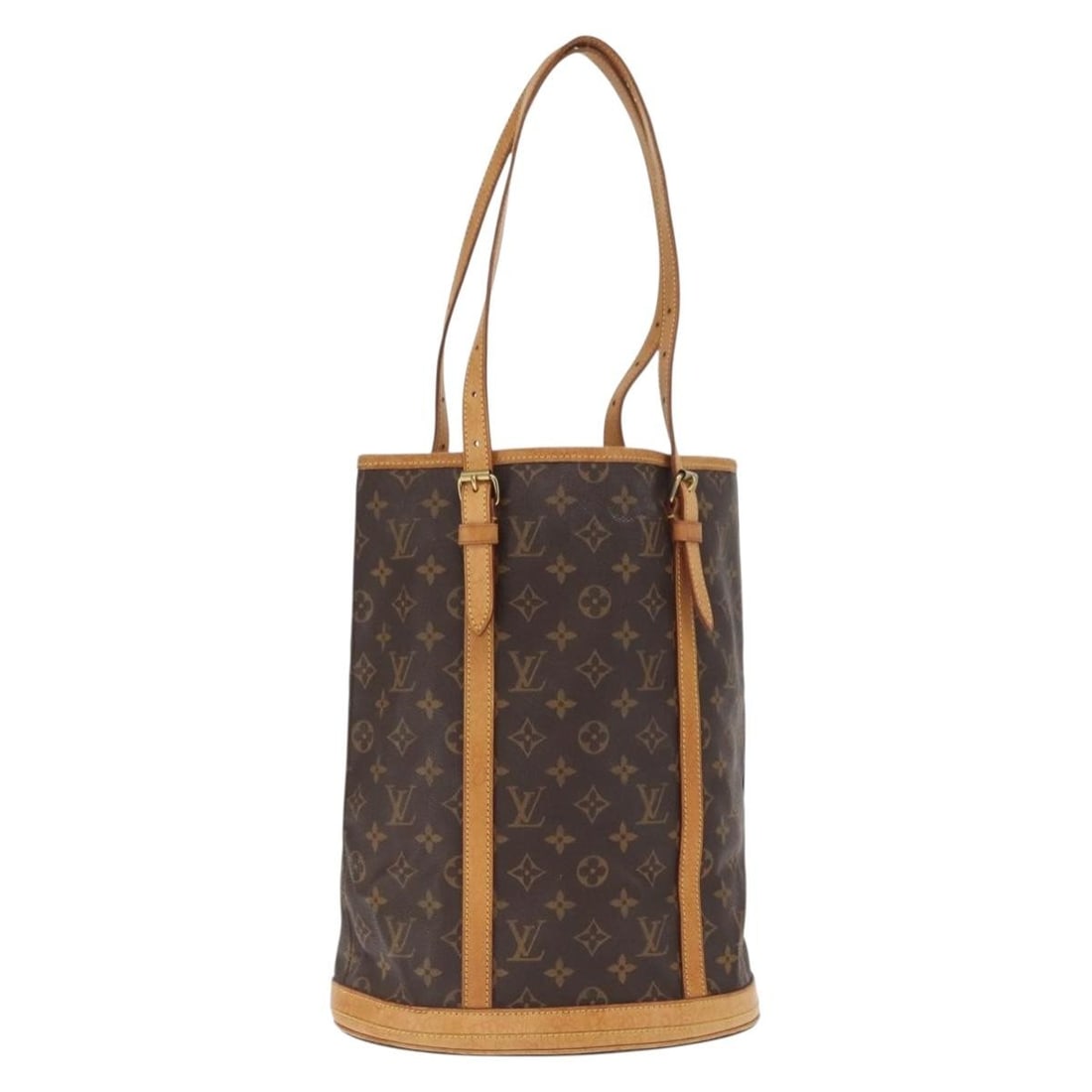 Monogram Canvas Bucket GM Shoulder Bag by Louis Vuitton M42236: Monogram Canvas Bucket GM Shoulder Bag by Louis Vuitton M42236 This Louis Vuitton Monogram Bucket GM Shoulder Bag, model M42236, is crafted from the brand's signature monogram canvas and was made in F