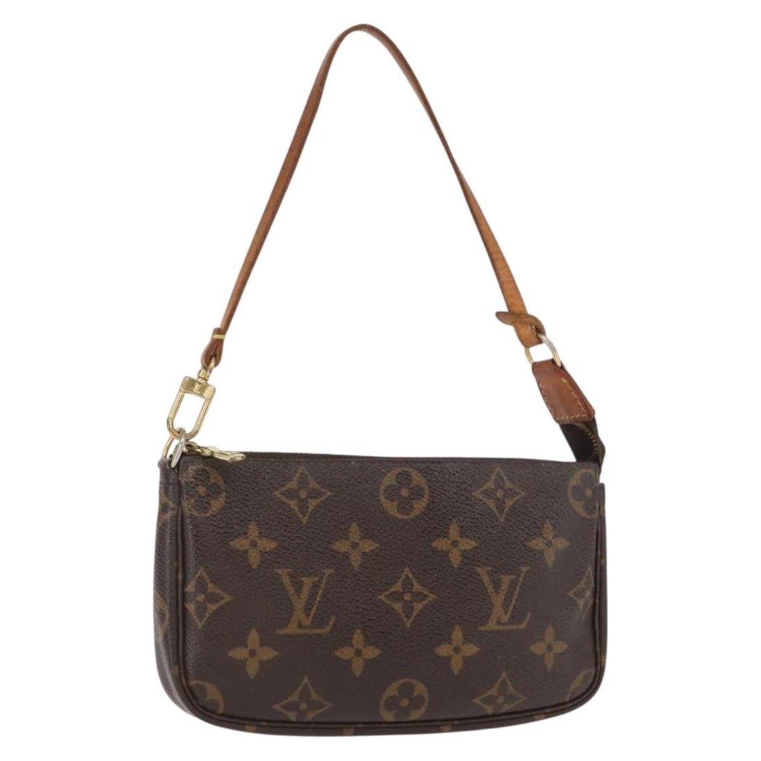 LOUIS VUITTON Monogram Mini Pochette Accessoires Pouch M58009 Auth France (1 of 18)