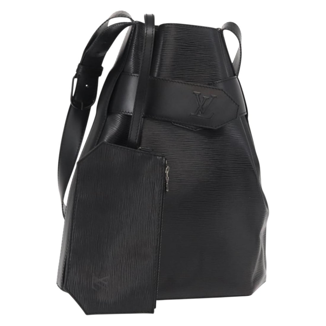 Louis Vuitton Epi Leather Black Sac Depaule GM Shoulder Bag M80155 (1 of 18)