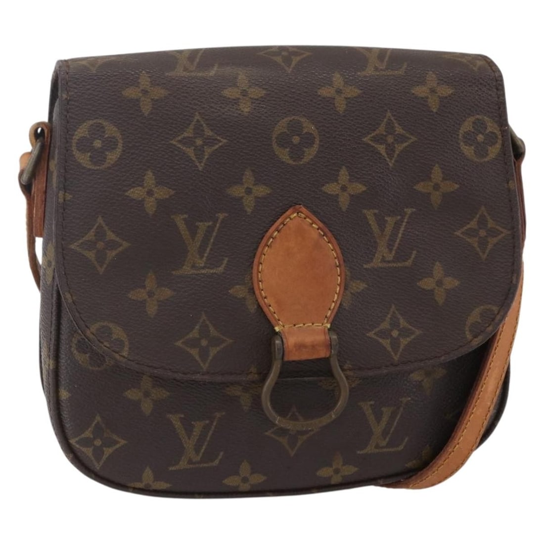 LOUIS VUITTON Monogram Saint Cloud MM Shoulder Bag M51243 Authentic France: LOUIS VUITTON Monogram Saint Cloud MM Shoulder Bag M51243 Authentic France Introducing the LOUIS VUITTON Monogram Saint Cloud MM Shoulder Bag, a timeless accessory crafted from the iconic Monogram Can