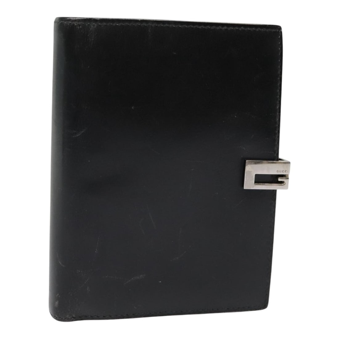 GUCCI Black Leather Day Planner Cover Authentic Made in Italy (1 of 18)