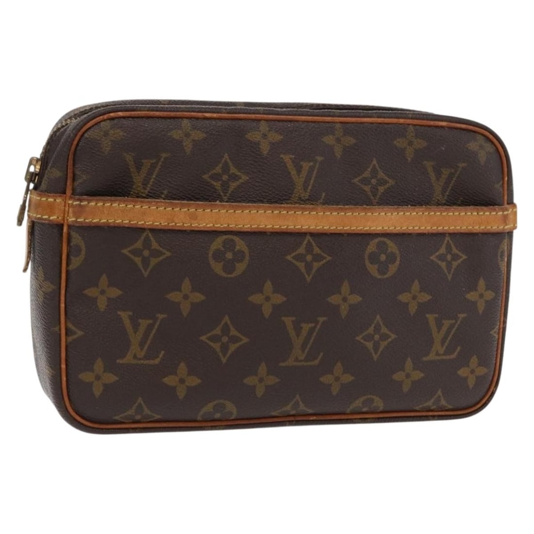 LOUIS VUITTON Monogram Compiegne 23 Clutch Bag M51847 Authenticated (1 of 18)