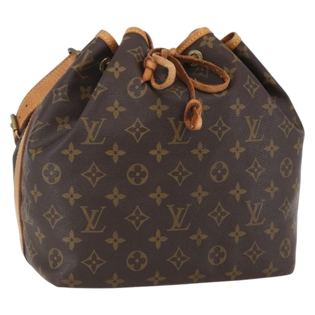 Louis Vuitton Petit Noe Monogram Canvas Shoulder Bag M42226 from Italy (1 of 18)