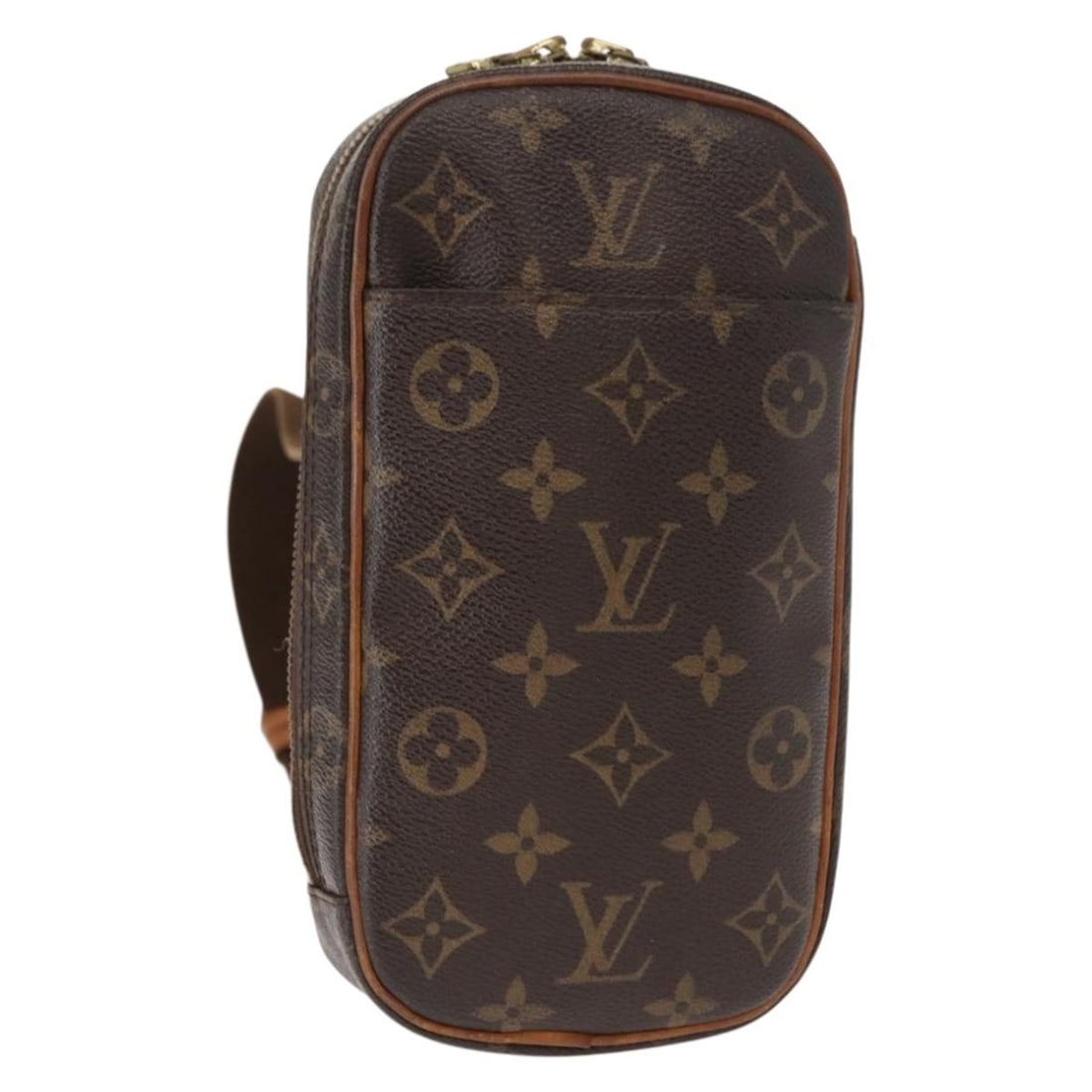 LOUIS VUITTON Monogram Pochette Gange Shoulder Bag M51870 Auth: LOUIS VUITTON Monogram Pochette Gange Shoulder Bag M51870 Auth This authentic LOUIS VUITTON Monogram Pochette Gange Shoulder Bag (M51870) showcases the iconic Monogram Canvas material in a classic des