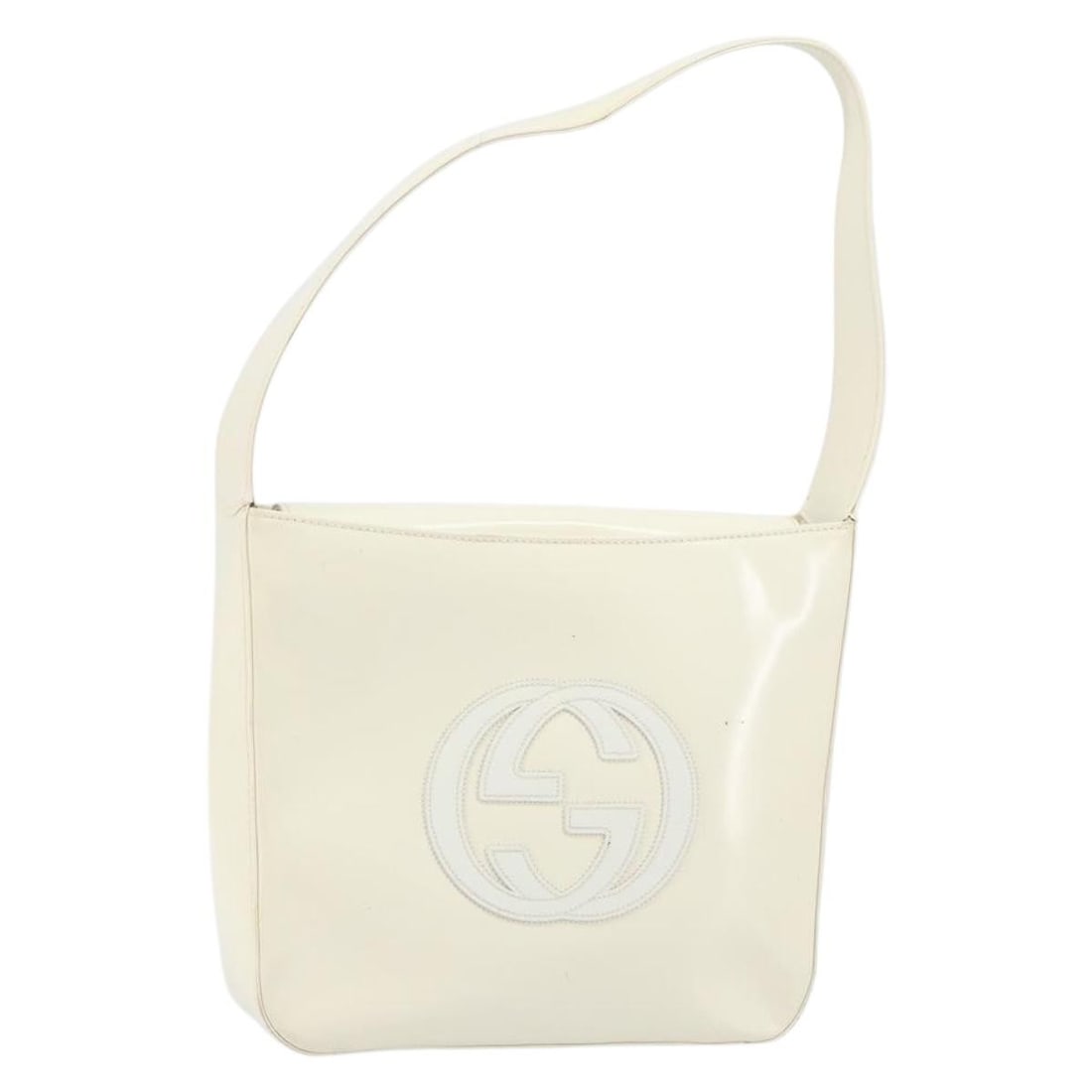 GUCCI Soho White Enamel Shoulder Bag Authentic Italy (1 of 18)