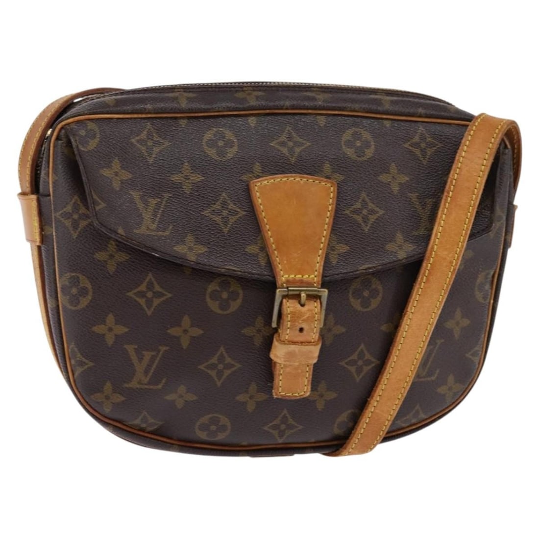 LOUIS VUITTON Monogram Jeune Fille GM Shoulder Bag M51225 France: LOUIS VUITTON Monogram Jeune Fille GM Shoulder Bag M51225 France This authentic LOUIS VUITTON Monogram Jeune Fille GM Shoulder Bag is crafted from durable Monogram Canvas, featuring the classic monogr
