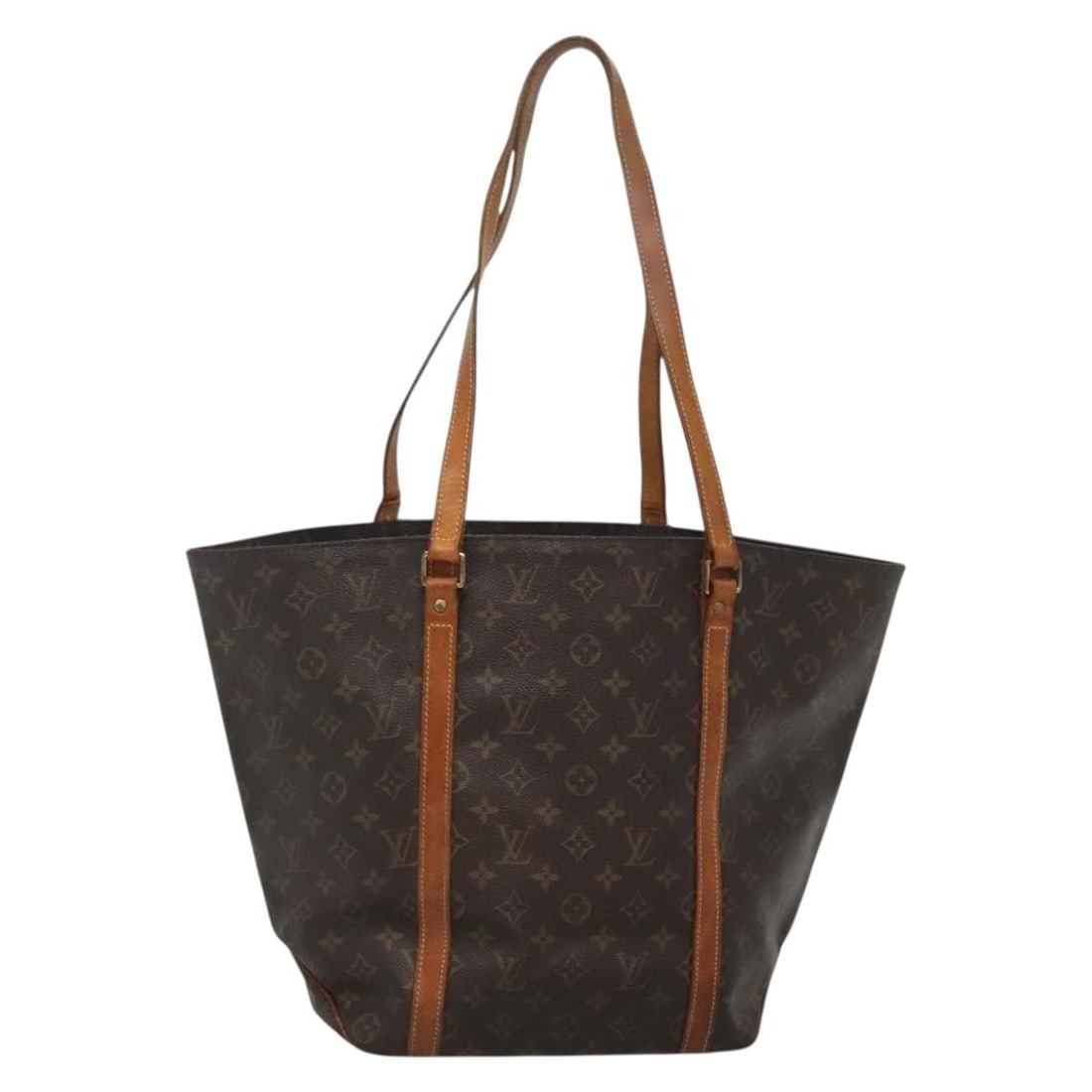 Louis Vuitton Monogram Sac Tote Bag M51108 Authentic France: Louis Vuitton Monogram Sac Tote Bag M51108 Authentic France This authentic Louis Vuitton Monogram Sac Shopping Tote Bag (M51108) is a stylish and functional accessory. Crafted from durable Monogram Ca