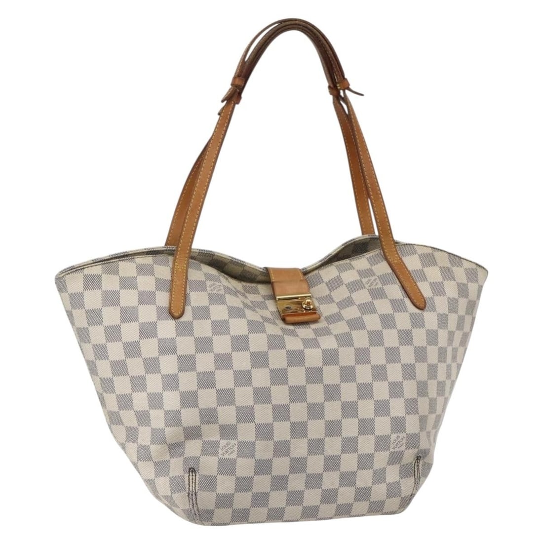 LOUIS VUITTON Damier Azur Salina PM Shoulder Bag N41208 Auth (1 of 18)