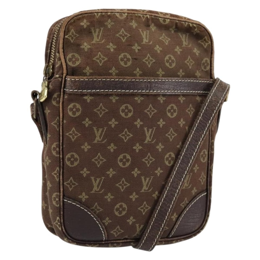LOUIS VUITTON Monogram Mini Lin Danube Shoulder Bag Ebene M95228 Auth: LOUIS VUITTON Monogram Mini Lin Danube Shoulder Bag Ebene M95228 Auth This LOUIS VUITTON Monogram Mini Lin Danube Shoulder Bag in Ebene is a stylish and practical accessory for any fashion enthusiast.